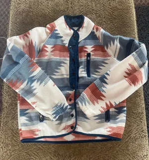 Women’s Patterned Fleece Jacket thumbnail 1