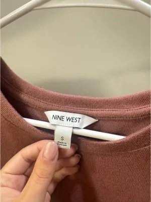 Nine West Pink/Mauve Long Sleeve Dress thumbnail 3