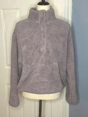 H&M Women’s Fleece Purple Size Small Polyester thumbnail 1