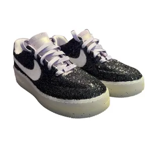 Nike Air Force 1 Sage Low LX Custom Glitter Violet Mist AR5409 500 Women's 10 thumbnail 3