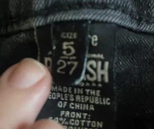 ReWash Black Ripped Jeans thumbnail 3
