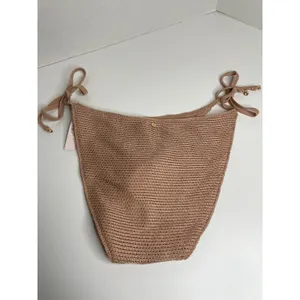 NEW Victorias Secret Bikini Bottoms Tan Crochet Size XL thumbnail 7