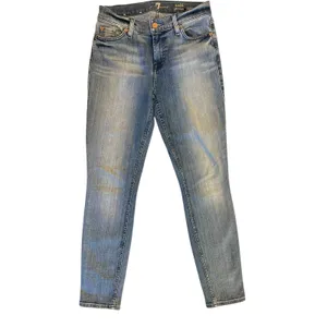 7 For All Mankind‎ 7FAMK Ankle Gwenevere Skinny Jeans Denim Size 25 Stretch thumbnail 2