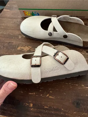 Birkenstock Birki's Dorian BF in Champagne Cream thumbnail 3
