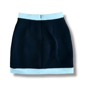 LENA “Jumpin’ On A Jet Set” Black & White Two-Piece Crop Top &‎ Mini Skirt S NWT thumbnail 10