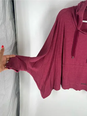Bench Draped‎ Dolman Hoodie Size M Pink Oversized Pullover Top thumbnail 5