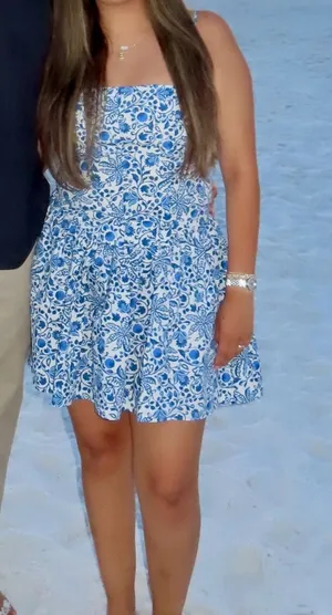 H&M Blue Dress thumbnail 1
