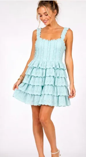 Altar’d‎ State Ariel Ruffle Mini Dress thumbnail 1