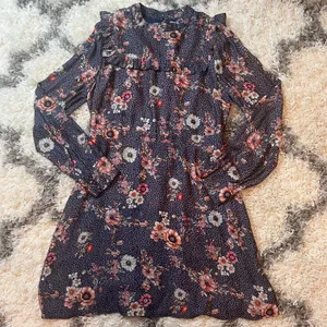 Wander Cassidy Navy Blue Floral Print Mini Dress thumbnail 8