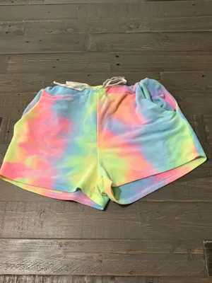 BIBI Women’s Small Tie Dye Two Piece Lounge Set Top & Shorts thumbnail 3