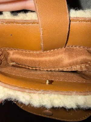Steve Madden Sherpa Faux Fur Mini Crossbody Phone Bag thumbnail 9