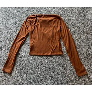 Lush Women's Brown Long Sleeve Crop Top size small‎ thumbnail 7