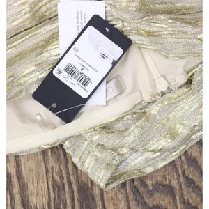 NWT GUESS Womens Strapless Sleeveless Solane Metallic Bodycon Dress Gold Multi 2 thumbnail 8