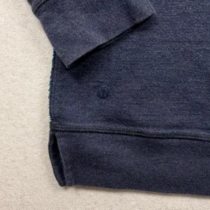 Lululemon Reversible Crewneck Sweatshirt Women’s Large Blue Striped Pullover thumbnail 4