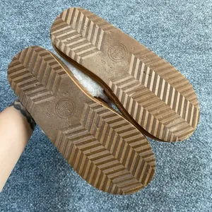 Wonder Nation Tan Cream Faux Fur Slippers Slip Ons Casual Cozy Lounge thumbnail 4
