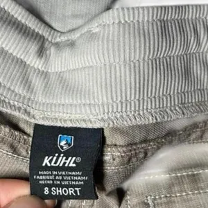 KÜHL Cabo UPF 50+ Sun Gray Linen Blend Hiking PNW Granola Gorpcore Size 8 Short thumbnail 4