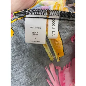 New York & Company 3/4 sleeve wrap dress colorful abstract print Sz L Boho thumbnail 6