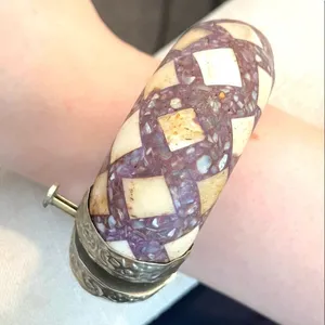 Wood bangle bracelet thumbnail 2