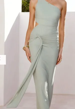 Billy J - Sage Green Court Maxi Dress thumbnail 1
