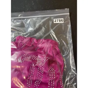 Juicy Couture Velour Pajama Pants Pink Rhinestone Logo Flared S Drawstring thumbnail 16