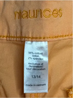 Maurices bright orange High-Waist Women’s Shorts NEW size 13/14 thumbnail 8