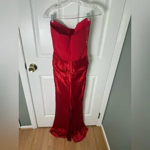House of CB Persephone Scarlet Strapless Corset Maxi Dress M thumbnail 9