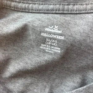 Celebrate It Gray & Orange Long Sleeve Halloween Graphic T-Shirt thumbnail 5