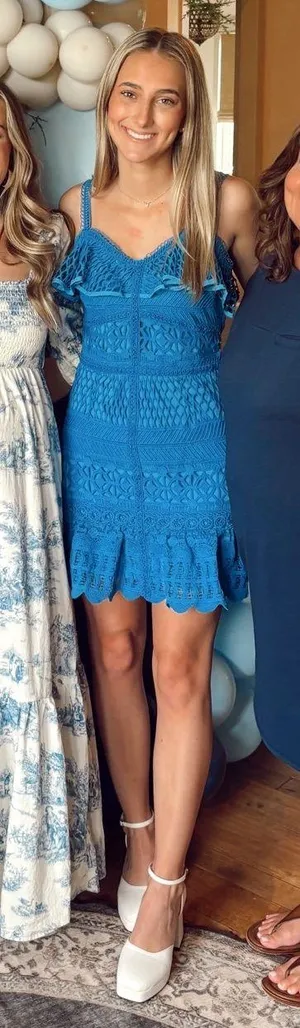 Blue mini dress thumbnail 2