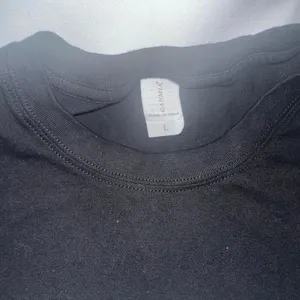 GANMIA Absolutely Not Graphic T-Shirt Black Cotton Minimalist Tee Womens Large thumbnail 2