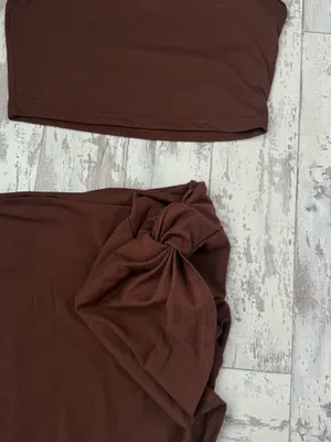 Shein One-Shoulder Skirt Set thumbnail 2