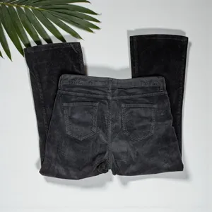 Zara Woman High-Rise Corduroy Button-Fly Cropped Kick Flare Pants thumbnail 9