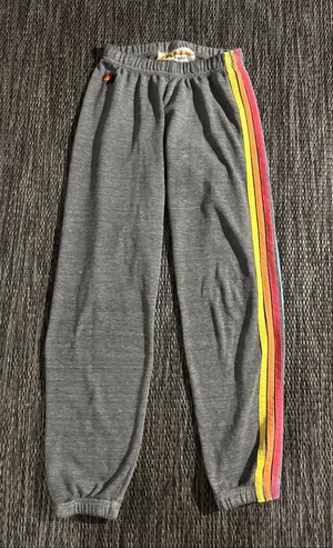 Aviator Nation 5 Stripe Jogger Sweatpant Grey Size XS thumbnail 1