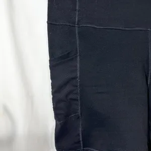 Fabletics Plus Size 3X Shorts Power Hold Side Pockets Solid Black High Rise 1193 thumbnail 6