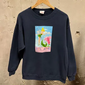 Vintage Y2K Disney Store Tinkerbell Tink Peter Pan Make Little Magic Sweatshirt thumbnail 1