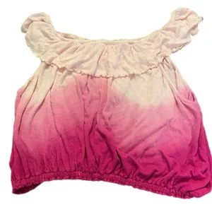 Free People Cora Lee Ombre Ruffled Tank Top thumbnail 3