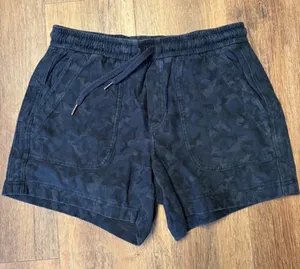 Athleta Navy Camo Shorts thumbnail 1