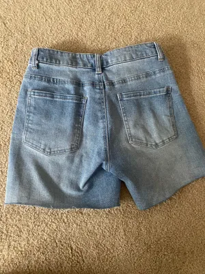 Oat Jean Shorts Blue Size 4 thumbnail 3