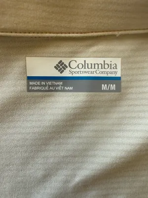 Columbia Women's Long Sleeve Omni-Wick Quarter-Zip Shirt Cream and Gray‎ Size M thumbnail 3
