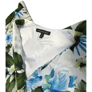 Banana Republic Floral Wrap Maxi Dress Size 0 Petite Coastal Coquette Ruffle thumbnail 5