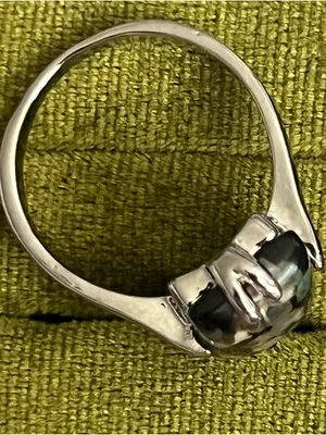 Elegant/Classic Titanium Steel Black w/ Multi Color SpecksDesign Ring Size 9 NWT thumbnail 4