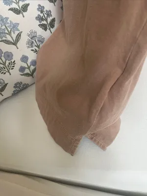Old Navy Oversized Basic Cotton T Shirt Solid Tan thumbnail 6