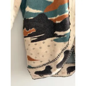 Free People Mountain Top Sweatshirt Black‎ Sheep Combo Women's Size Small thumbnail 9