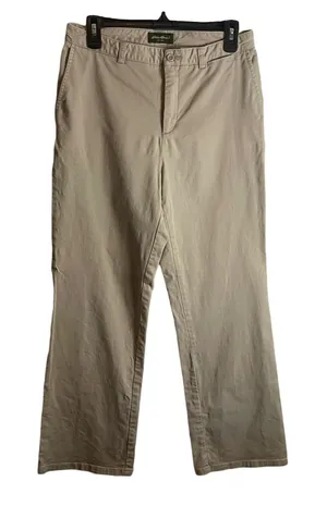 Eddie‎ Buaer Womens Size 10 Vintage Khaki Slacks Career Pants thumbnail 1
