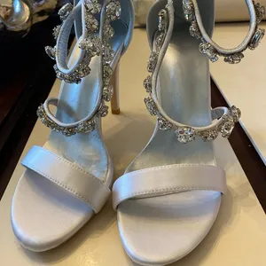 Piendes wedding high heels with stones Size 5.5 thumbnail 1