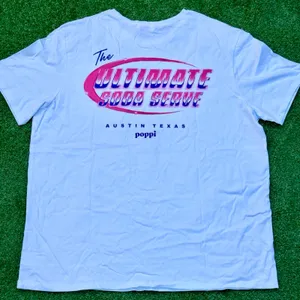 Poppi T Shirt The Ultimate Soda Serve Shirt Graphic White Tee New With Tags thumbnail 1