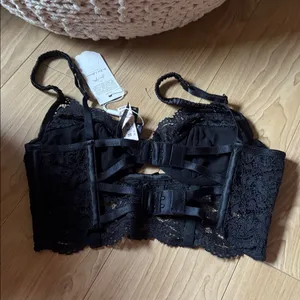 For Love And Lemons Black Lace Bra thumbnail 2