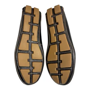 Banana Republic Black Pebbled Leather Slip-On Loafers thumbnail 6