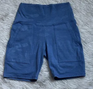 Aerie High-Waisted Women’s‎ Blue Camo Shorts Size S thumbnail 1