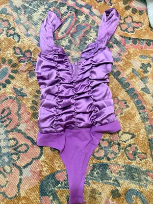 Purple bodysuit boutique thumbnail 2