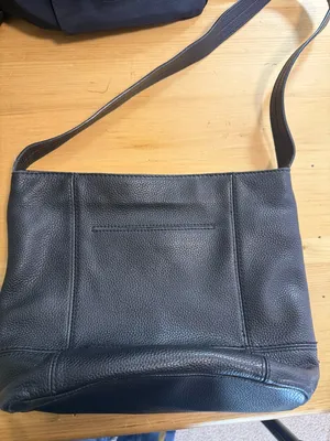 The Sak De Young Leather Hobo Bag Purse Pebbled‎ Black Shoulder Bag Neutral thumbnail 5